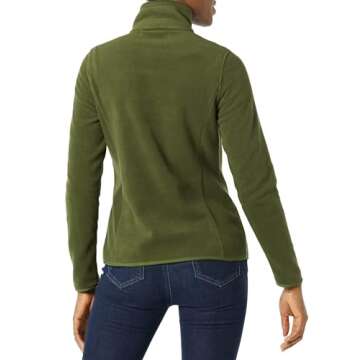 Amazon Essentials Women’s Classic-Fit Quarter-Zip Fleece