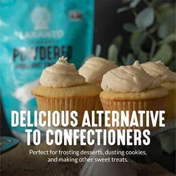 Lakanto Powdered Monk Fruit Sweetener with Erythritol - Powdered Sugar Substitute, Zero Calorie, Keto Diet Friendly, Zero Net Carbs, Baking, Extract, Sugar Replacement (Powdered - 1.76 lb)