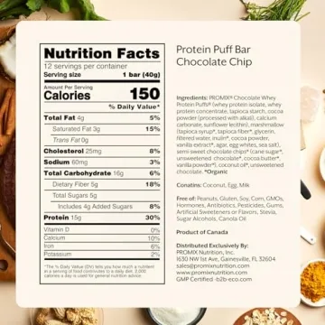 Healthy ProMix Protein Puff Bars - 12-Pack - Chocolate Chip