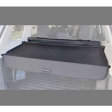 kaungka Cargo Cover Retractable Compatible for 14-18 Subaru Forester Black (with Manual Rear gate) (not fits for Power Rear gate)
