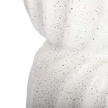 SUNBURY Outdoor Side Table, 19" H Outdoor Accent End Table, Patio Side Tables, Outdoor Coffee Tables, Garden Stool and Plant Stand for Patio, Garden, Living Room, and Backyard