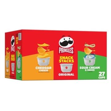 Pringles Potato Crisps Variety Pack 27 Cups Snack