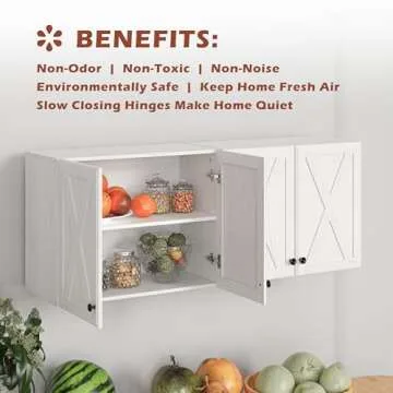 Farmhouse Wall Storage Cabinets - Stylish and Practical