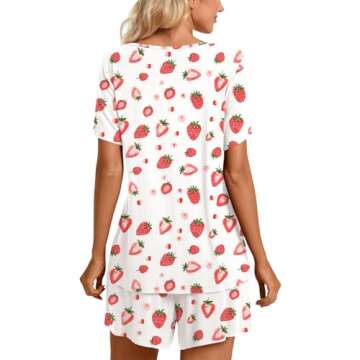TAOHUADAO Women's Summer Pajama Set - Stylish & Comfortable
