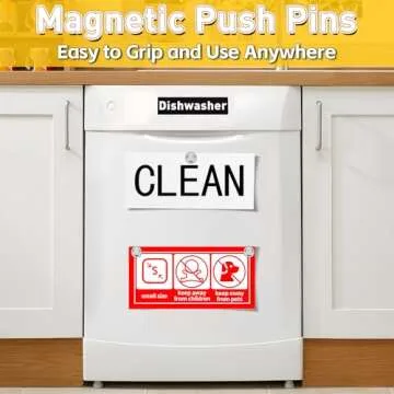 Durable 16Pcs Magnetic Holders for Kitchen and Office