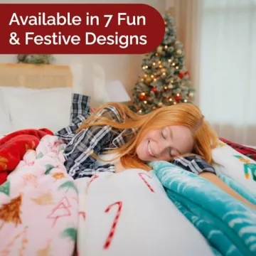 Ultra Soft Fleece Blanket - Perfect Holiday Throw for All Ages
