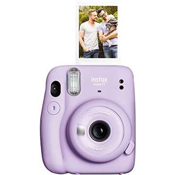 Fujifilm Instax Mini 11 Camera + Fuji Film Bundle - Lilac Purple