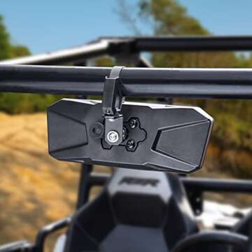 Easy-Adjustable UTV Side View Mirrors for Improved Safety