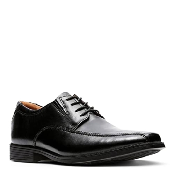 Clarks Men's Tilden Walk Oxford, Black Leather, 11 US
