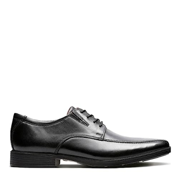 Clarks Men's Tilden Walk Oxford, Black Leather, 11 US