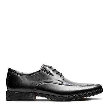 Clarks Men's Tilden Walk Oxford, Black Leather, 11 US