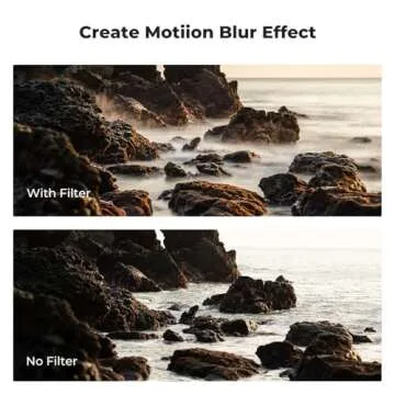 K&F Concept 82mm Putter Variable ND Filter ND2-ND400 (1-9 Stops) 28 Multi-Layer Coatings Import AGC Glass Adjustable Neutral Density Filter for Camera Lens (Nano-X Series)