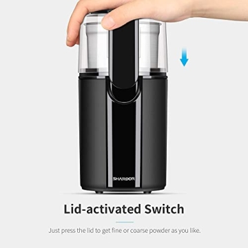 SHARDOR Electric Coffee & Spice Grinder - Versatile Kitchen Tool