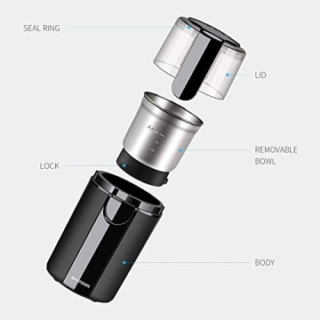 SHARDOR Electric Coffee & Spice Grinder - Versatile Kitchen Tool