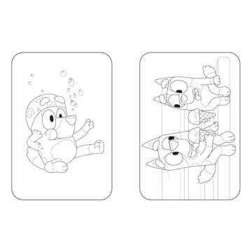 Bluey: Merry Christmas: A Coloring Book