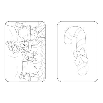 Bluey: Merry Christmas: A Coloring Book
