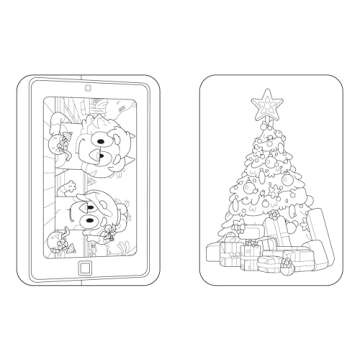 Bluey: Merry Christmas: A Coloring Book