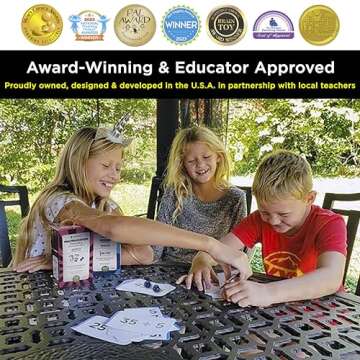 Think Tank Scholar 335 Multiplication & Division Flash Cards - 2 Math Dice (Award Winning) All Facts...