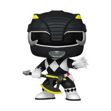 Funko POP! TV: Mighty Morphin Power Rangers 30th Anniversary - Black Ranger - Power Rangers TV - Col...