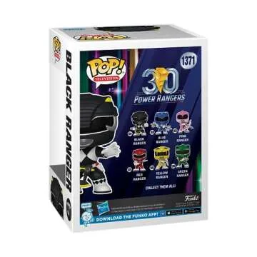 Funko POP! TV: Mighty Morphin Power Rangers 30th Anniversary - Black Ranger - Power Rangers TV - Collectable Vinyl Figure - Gift Idea - Official Merchandise - for Kids & Adults - TV Fans