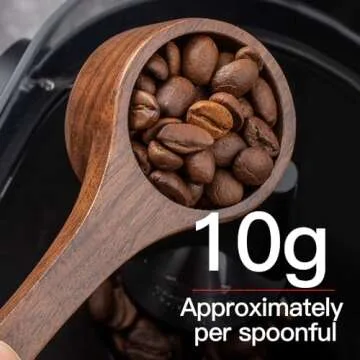 YIMOXUE Wooden Measuring Spoons - Ergonomic Design & Lanyard