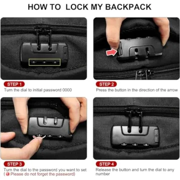 LOVEVOOK Travel Backpack with Anti-Theft and USB Charging