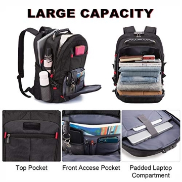 LOVEVOOK Travel Backpack with Anti-Theft and USB Charging