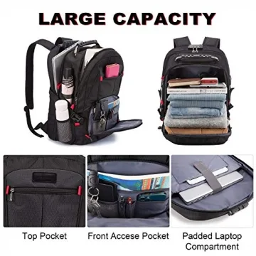 LOVEVOOK Travel Backpack with Anti-Theft and USB Charging