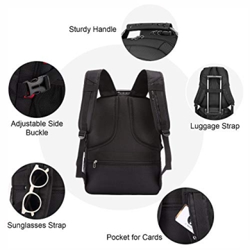 LOVEVOOK Travel Backpack with Anti-Theft and USB Charging