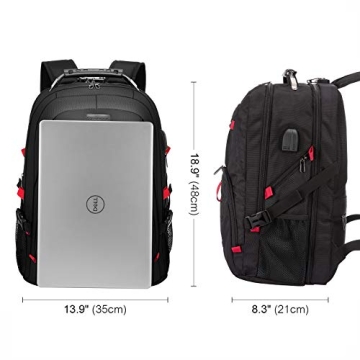 LOVEVOOK Travel Backpack with Anti-Theft and USB Charging