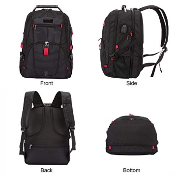 LOVEVOOK Travel Backpack with Anti-Theft and USB Charging