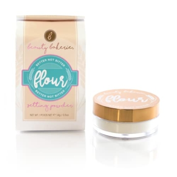 Beauty Bakerie Flour Setting Powder - 0.5oz Loose Face Makeup for Oily Skin, Blurring & Baking Effec...