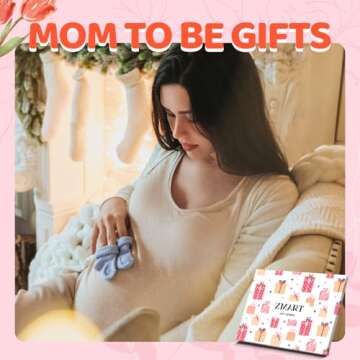 Zmart New Mom Gifts for Women, Gifts for Pregnant Women Wife Expecting Mom, Pregnancy Pregnant Gifts for First Time Moms, Valentines Day Gifts for Pregnant Wife