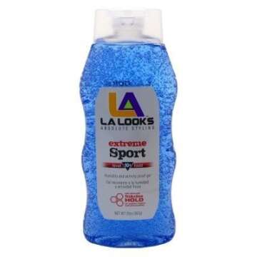 La Looks Gel #10 Extreme Sport Tri-Active Hold 20oz (Blue) (3 Pack) by LA Looks