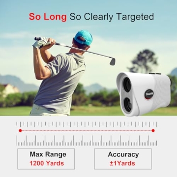 Tilibra Golf Range Finder with Slope and Magnetic Features