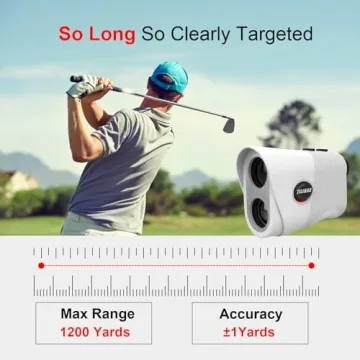 Tilibra Golf Range Finder with Slope and Magnetic Features