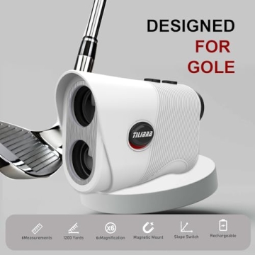 Tilibra Golf Range Finder with Slope and Magnetic Features
