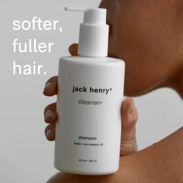 Jack Henry Cleanse + Men Coconut Shampoo for Healthy Hair