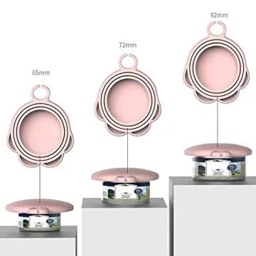 CUITIBI Dog Food Can Lids,Pet Food Spoon for Cat and Dog, Can Opener Set with Can Cover, Cat Food Lids and Food Spoon,Manual Can Opener(White)