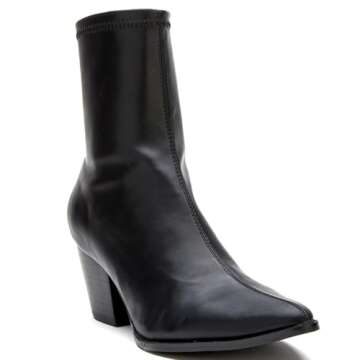 Matisse Women's Kyra Booties Pointed Toe Black 8 M US