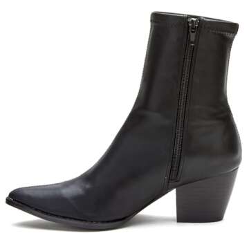 Matisse Women's Kyra Booties Pointed Toe Black 8 M US
