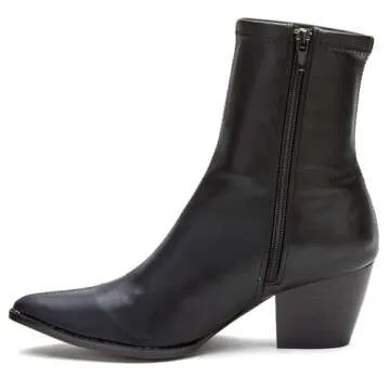 Matisse Women's Kyra Booties Pointed Toe Black 8 M US