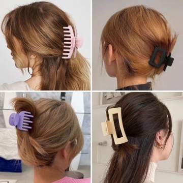 Nonslip Banana Clips Set for All Hair Types