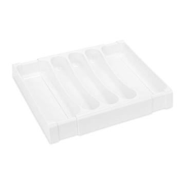Camco Adjustable Cutlery Tray - Perfect for RV and Compact Kitchens