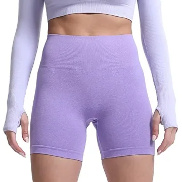 Aoxjox Contour Seamless High Waist Workout Shorts