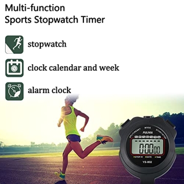 PULIVIA Stopwatch Timer for Sports Training and Coaching