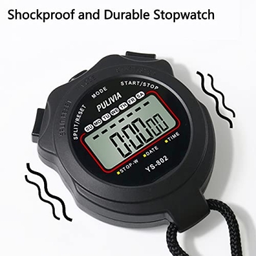 PULIVIA Stopwatch Timer for Sports Training and Coaching