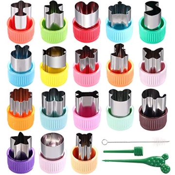 Mini Vegetable Cutters Set for Fun Shaped Foods