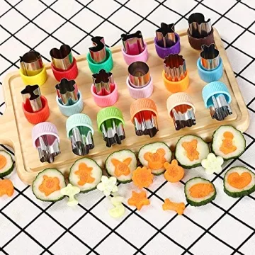 Mini Vegetable Cutters Set for Fun Shaped Foods