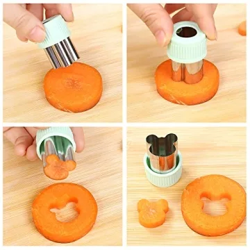 Mini Vegetable Cutters Set for Fun Shaped Foods